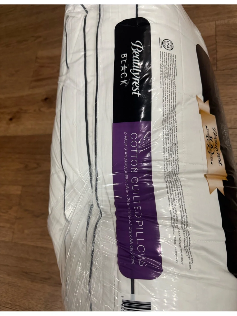 🎉LAST CHANCE🎉BEAUTYREST BLACK 2pk Luxurious Down‎ Alternative Pillows
